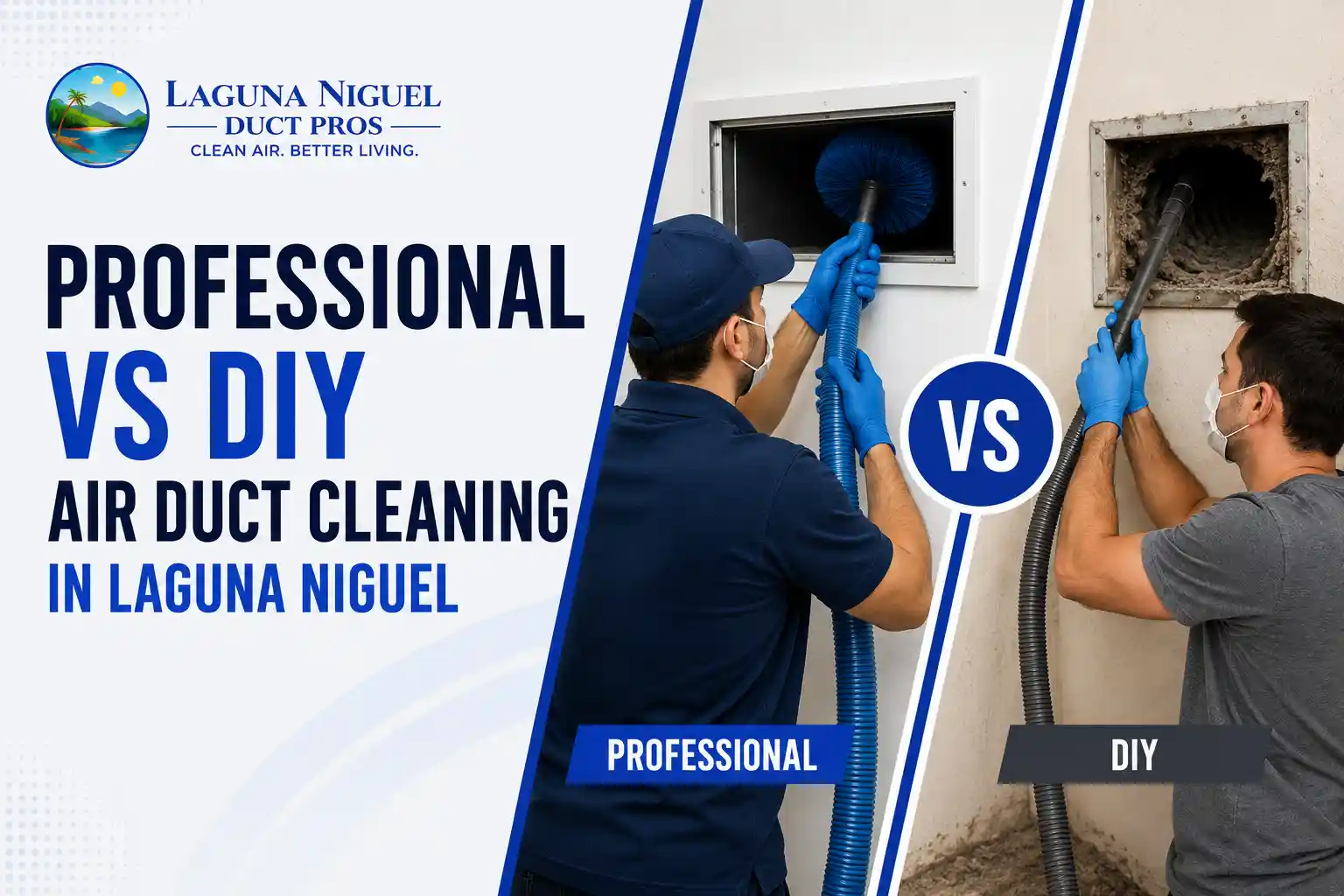 vs DIY Air Duct Cleaning